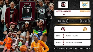 No. 1 South Carolina vs Tennessee | SEC | 3.3.24