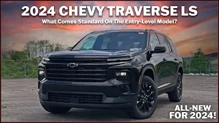 This Base Model Isn't Basic! | 2024 Chevy Traverse LS Midnight/Sport | Overview