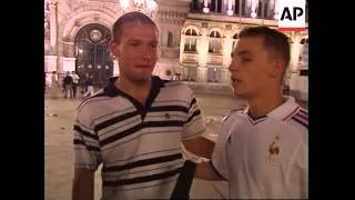 FRANCE: EURO 2000: FRENCH & DUTCH SUPPORTERS