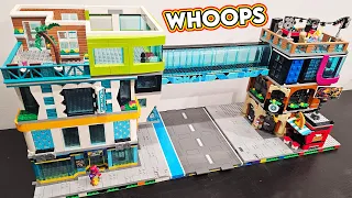 WHOOPS... LEGO Downtown Modular Building Part 2