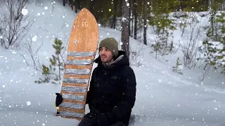 Доделал сноусёрфы из фанеры