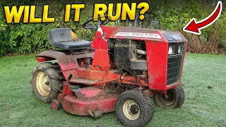 WILL IT RUN? NEGLECTED WHEEL HORSE MOWER