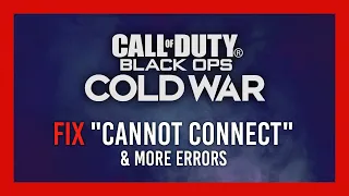 Fix "Cannot Connect to Online Services" | Black Ops: Cold War