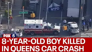 8-year-old boy killed, older brother injured after being struck by vehicle in Queens