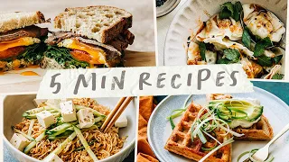 5 Minute Meal Ideas that are Easy and Delicious!