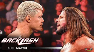 Cody Rhodes vs. AJ Styles: Backlash 2024 - TLC Match