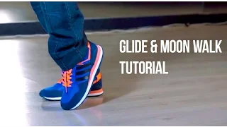 Glide & Moоn walk tutorial: SIMPLE ROUTINE| лунная походка обучение