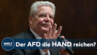 "TOLERANZ - EINFACH SCHWER": Gauck plädiert für mehr Toleranz gegenüber rechts