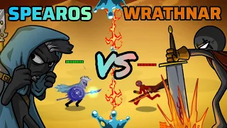 Stick War 3 Spearos Vs Wrathnar Epic Battle Of The Old Generals Of The Order Empire