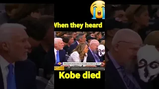 terifying sad reaction when kobe died 😭😭😭 We miss you black mamba #shorts #kobebryant