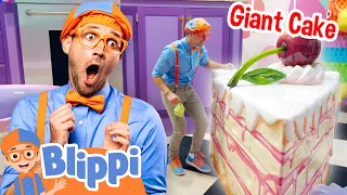 Blippi Finds a Giant Cake! | Visiting a Childrens Museum | Educational Videos For Kids