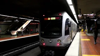 LACMTA Metro Rail : Azusa & Santa Monica Bound A & E Trains @ 7th Street-Metro Center