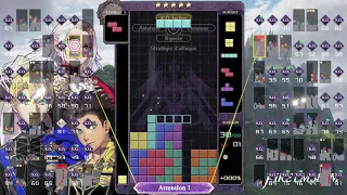 [Tetris 99] invictus snipe lobby #11: 3-minutes disadvantage 1v1 with あれく (560 lines cleared)