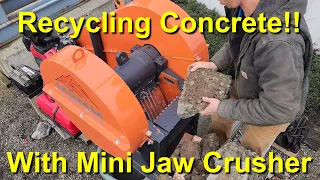 Recycling Concrete Using A Mini Jaw Crusher | Small Scale Crushing Solutions