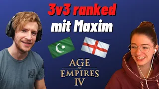 Age of Empires 4: Ranked 3v3 mit @MaximMarkow | Engländer, Osmanen | deutsch