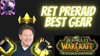 Ret TBC Pre-raid BIS Gear Guide: Get these amazing items from quests and crafting with no RNG!