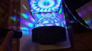 Led Crystal Magic Ball Light XL-12 цветомузыка