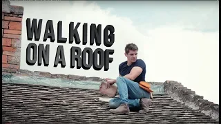 How to walk on an old tile roof
