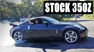 DRIFTING A 100% STOCK 350Z! - DIDN'T GO WELL!