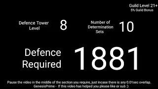 GenesisPrime - Tricaru Def Requirements 1-20 Towers / 1-10 Determination FULL BREAKDOWN