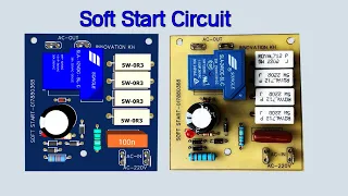 How to make Simple Soft Start Relay 24VDC circuit at home