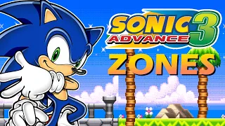 SONIC ADVANCE 3 - All Zones (As Sonic)