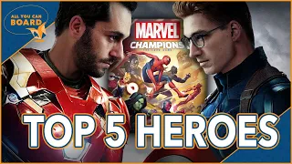 Our TOP 5 MOST FUN Marvel Champions Heroes | 2023