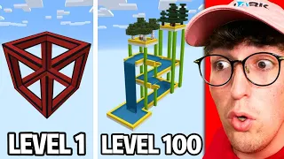 Testing Minecraft Opticial Illusions From Level 1 To 100