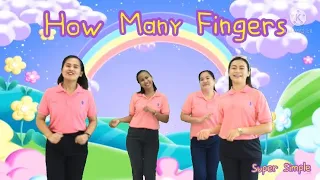 How Many Fingers | Action Songs for Children