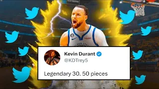 NBA PLAYERS REACT TO STEPH CURRY'S HISTORIC 50-POINT PERFORMANCE IN GAME 7 VS. KINGS