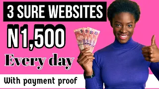 3 best sites to earn Sure N1500 daily legit (side hustle ideas )how to make money Online in Nigeria