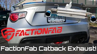 BRZ Gets a FactionFab Catback Exhaust!! - WRXGarage