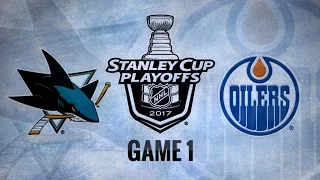 NHL 17 PS4. 2017 STANLEY CUP PLAYOFFS 100th FIRST ROUND GAME 1 WEST: SJ VS EDM. 04.12.2017. (NBCSN)