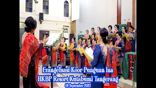 Evangelisasi Koor Punguan Ina HKBP Resort Kutabumi Tangerang 02-09-2023 " Anak Na Lilu "