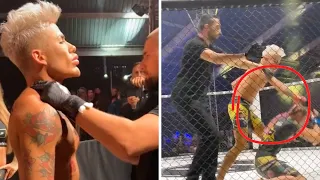 Transgender MMA Fighter DESTROYS Woman