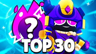 PRO RANKS ALL 30 HYPERCHARGERS IN BRAWL STARS!