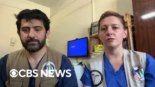 U.S. medics trapped in Gaza share emotional testimonies