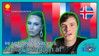 Anita “Stingum af” (Söngvakeppnin 2024) 🇮🇸 | REACTION | Eurovision 2024 #eurovision #iceland