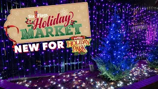 Tour of the New Holiday Market at Six Flags Over Texas | Holiday in the Park 2022