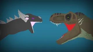 T-rex (Jurassic park) vs Ender Dragon (Minecraft) | Animation