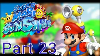 Super Mario Sunshine Walkthrough Part 23 - Cashing in 240 Blue Coins and Final Boss with All Shines