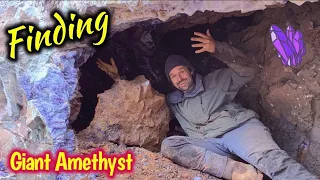 Amethyst Crystal Mining 300 Pound Cluster | Amazing Rockhound Adventure in Canada