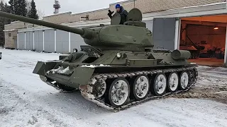 Поснимали живой Т-34