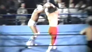 Masanobu Fuchi & Yoshinari Ogawa vs. a Dr. Wagner, Jr. (Silver King?) & Angel Blanco, Jr. (10/24/87)