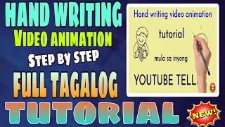 PAANO GUMAWA NG SARILING VIDEO KAHIT HINDI IPAKITA ANG MUKHA #handwritingvideoanimation