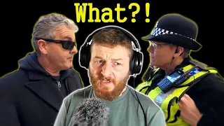 CAUGHT on camera: CCP  Call POLICE on UK  Street Performer!