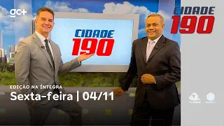 Cidade 190 | 04/11/22 | Acompanhe as principais notícias do dia!