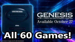 Sega Genesis Mini 2 - All 60 Games Announced! Trailer Reaction