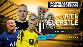 FM22 Newcastle United - Part 1 Team Setup | Transfers | Tactics