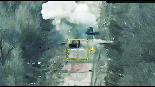 ЭТО ЖЕСТЬ! Видео уничтожения колонны в Бахмуте! Война на Украине!